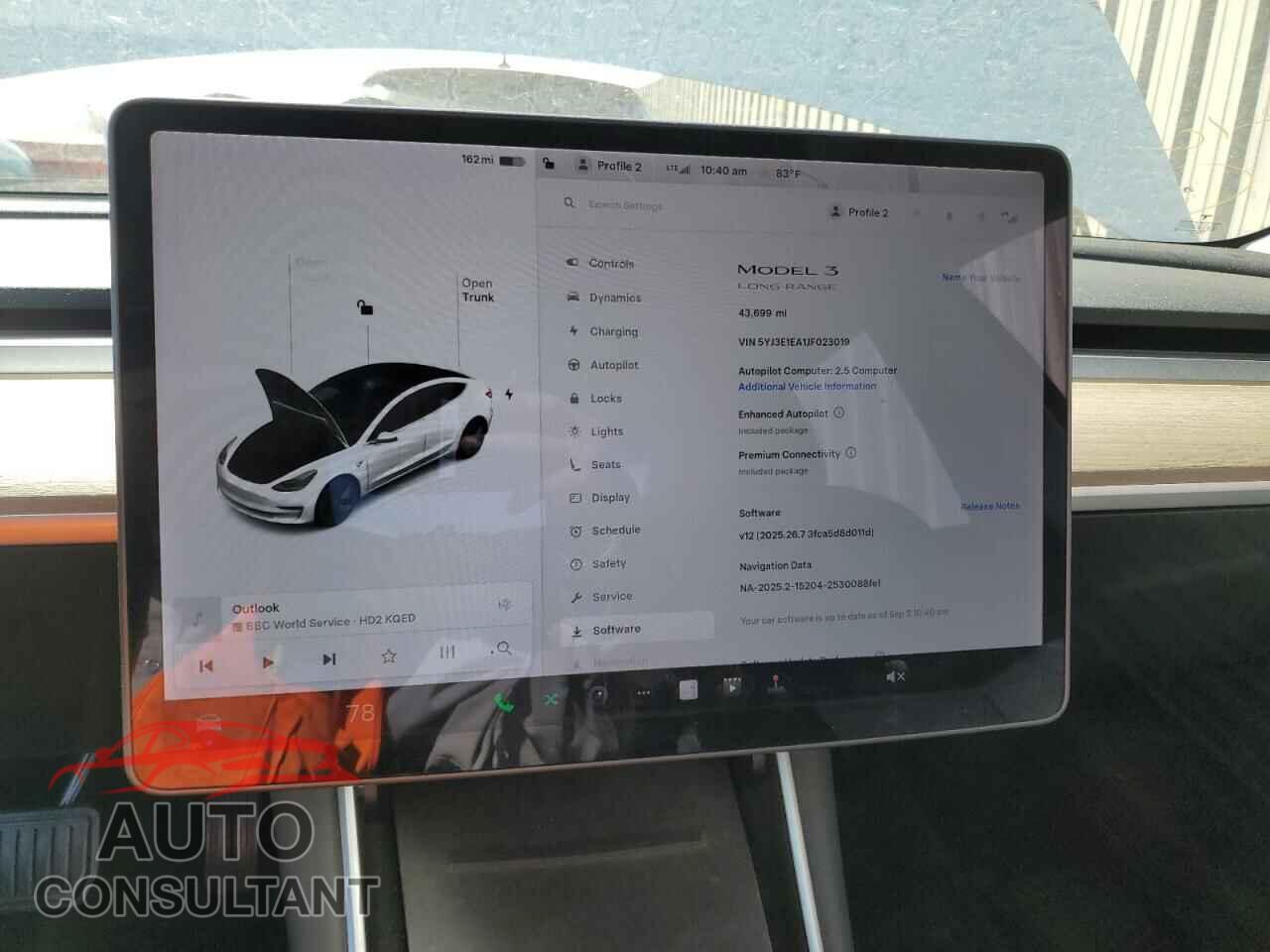 TESLA MODEL 3 2018 - 5YJ3E1EA1JF023019