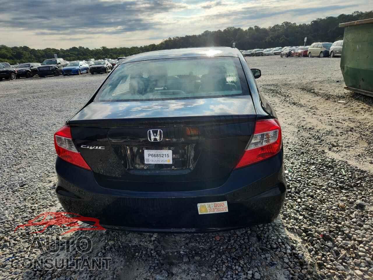 HONDA CIVIC 2012 - 19XFB2F58CE014758