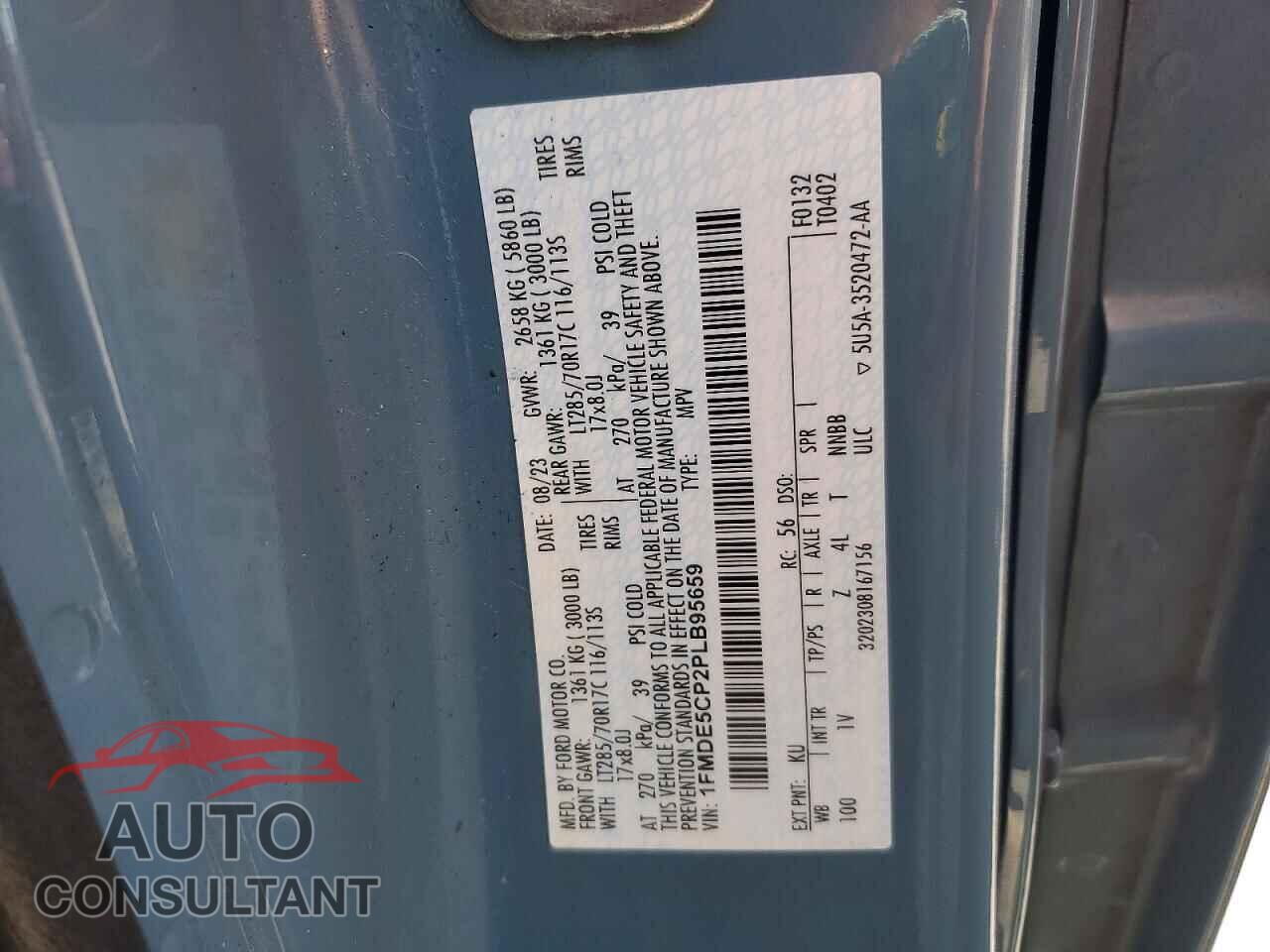 FORD BRONCO 2023 - 1FMDE5CP2PLB95659