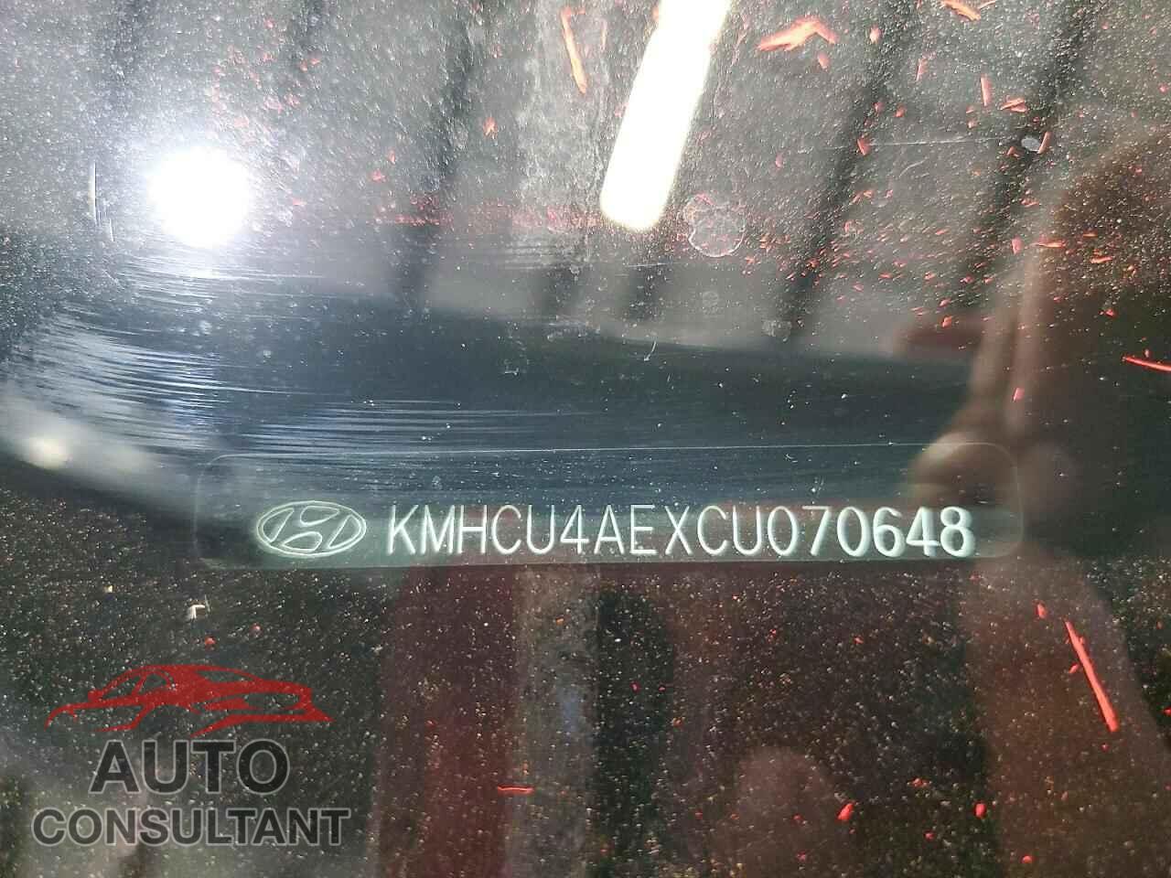 HYUNDAI ACCENT 2012 - KMHCU4AEXCU070648