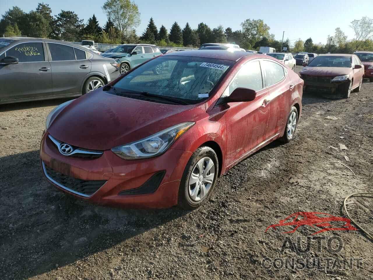 HYUNDAI ELANTRA 2016 - 5NPDH4AE2GH713541