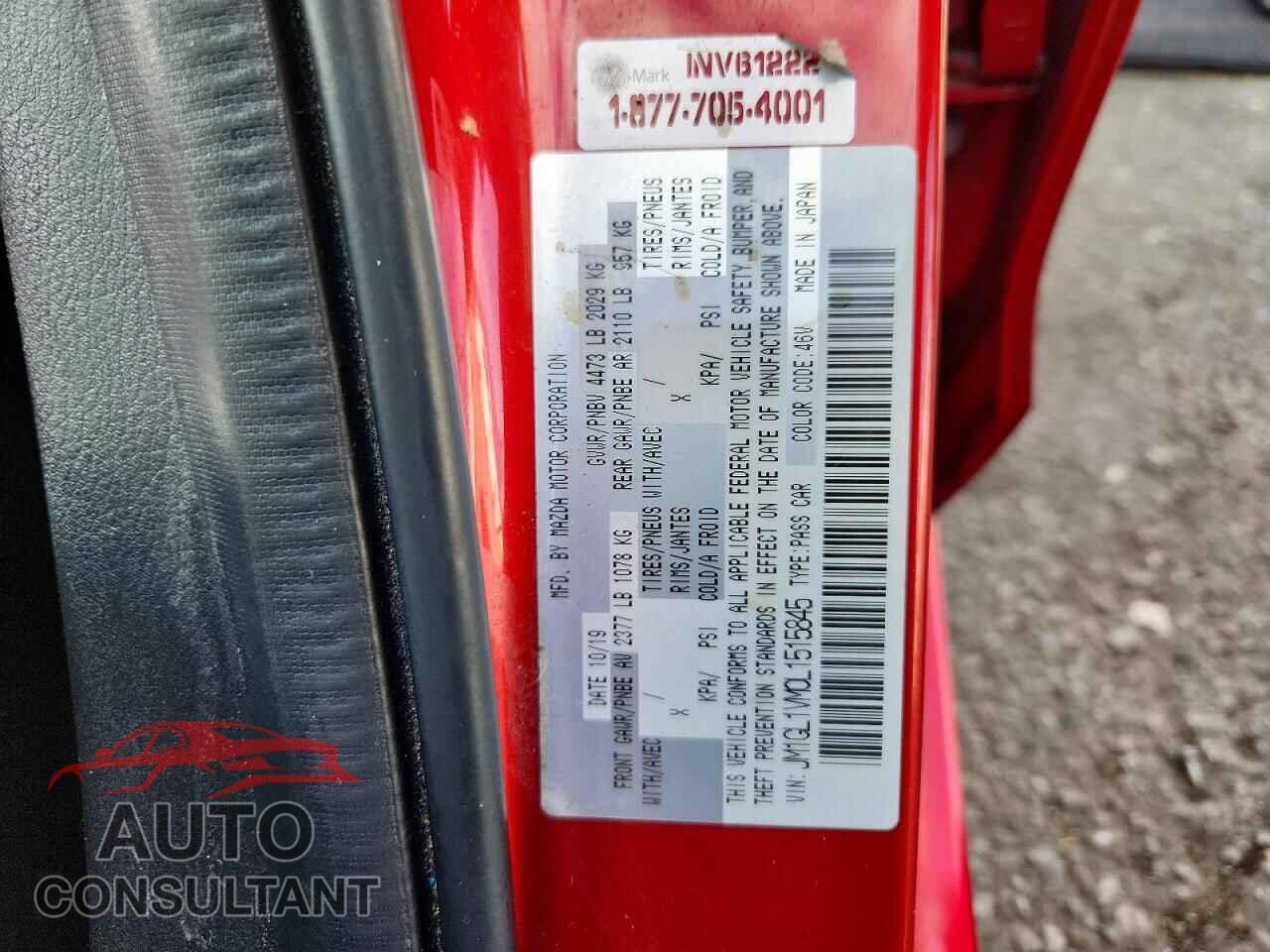 MAZDA 6 2020 - JM1GL1VM0L1515845