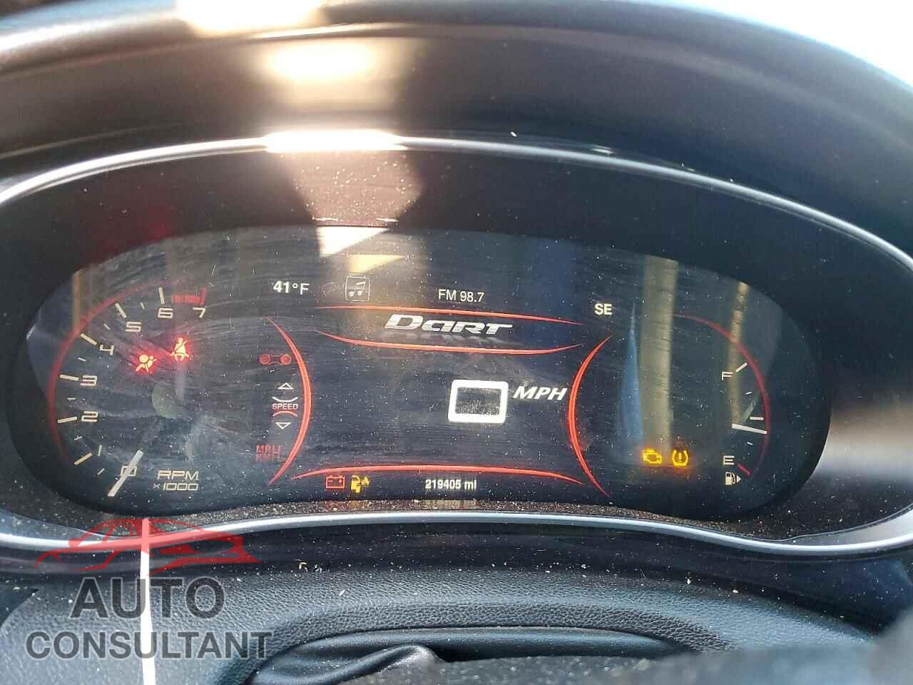 DODGE DART 2013 - 1C3CDFCH8DD320482