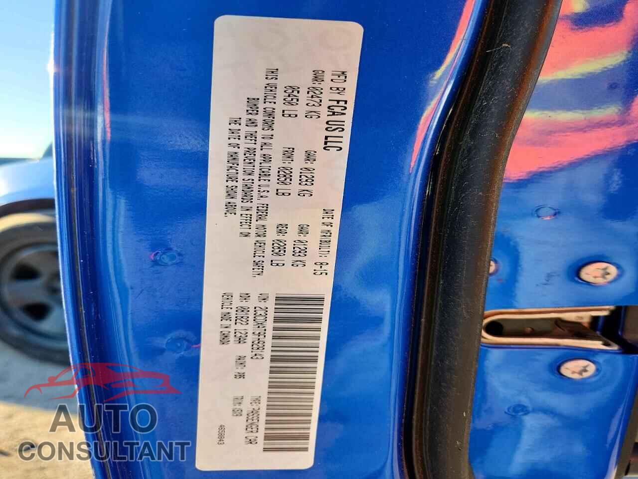 DODGE CHARGER 2015 - 2C3CDXAT9FH928143