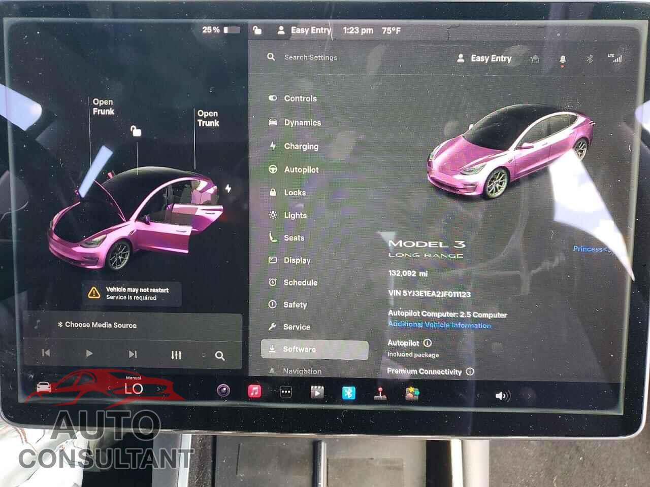 TESLA MODEL 3 2018 - 5YJ3E1EA2JF011123