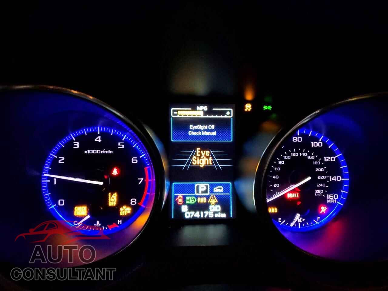 SUBARU OUTBACK 2017 - 4S4BSENC3H3335603
