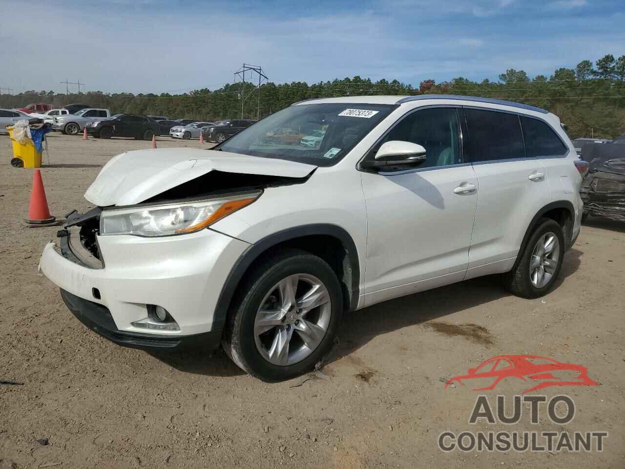 TOYOTA HIGHLANDER 2015 - 5TDYKRFH9FS092777