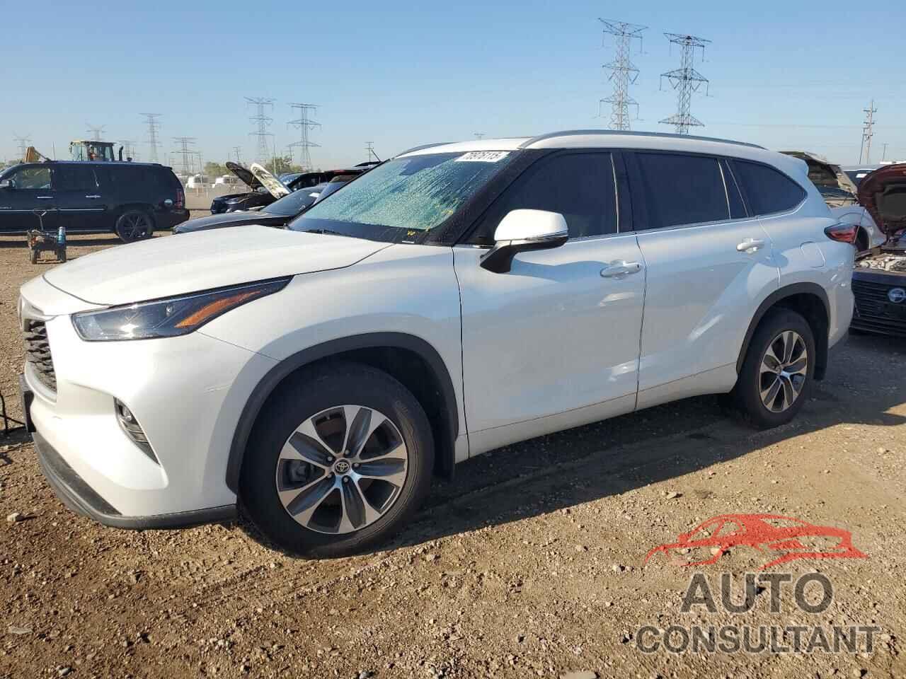 TOYOTA HIGHLANDER 2022 - 5TDGZRBH9NS586665