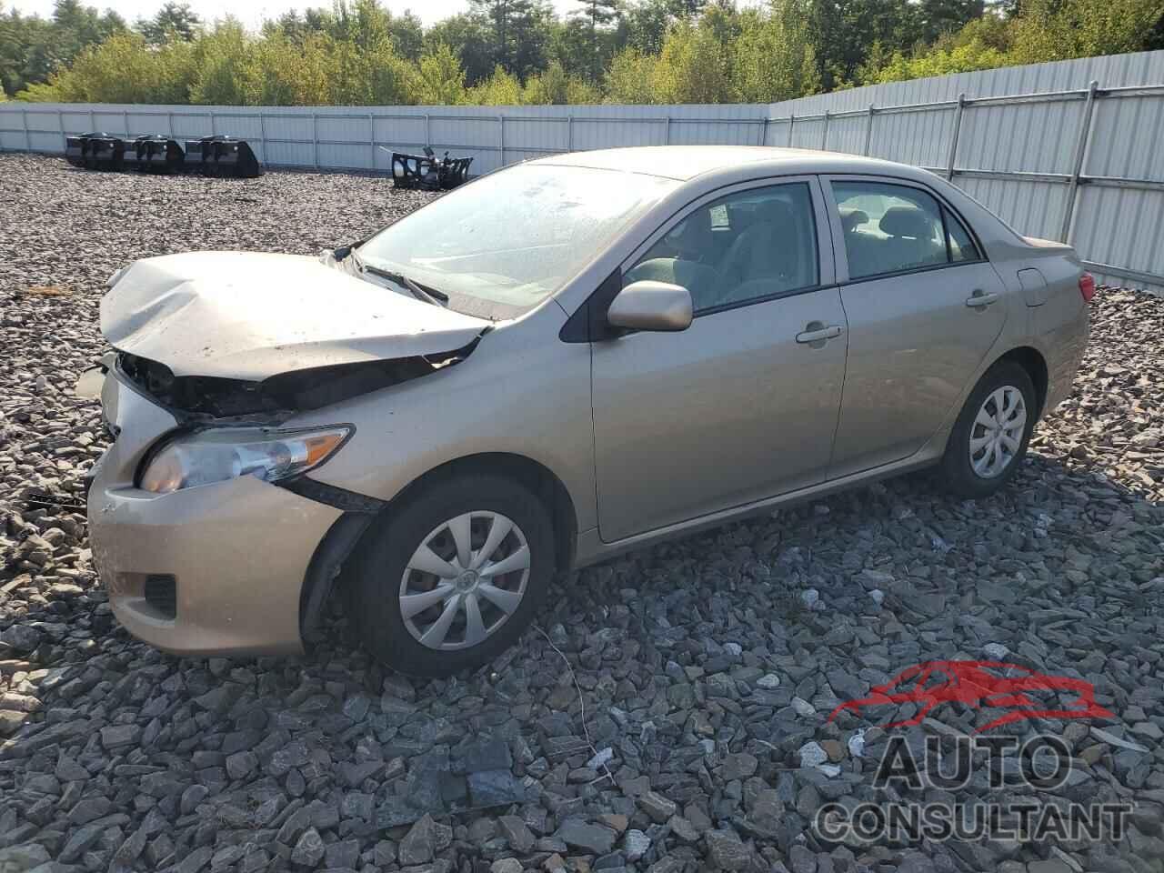 TOYOTA COROLLA 2009 - 2T1BU40E59C124123