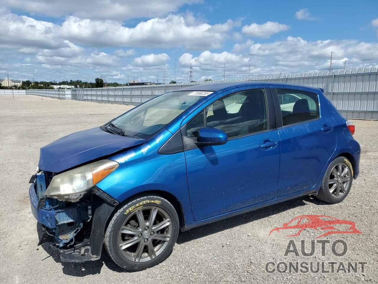 TOYOTA YARIS 2012 - JTDKTUD37CD534492