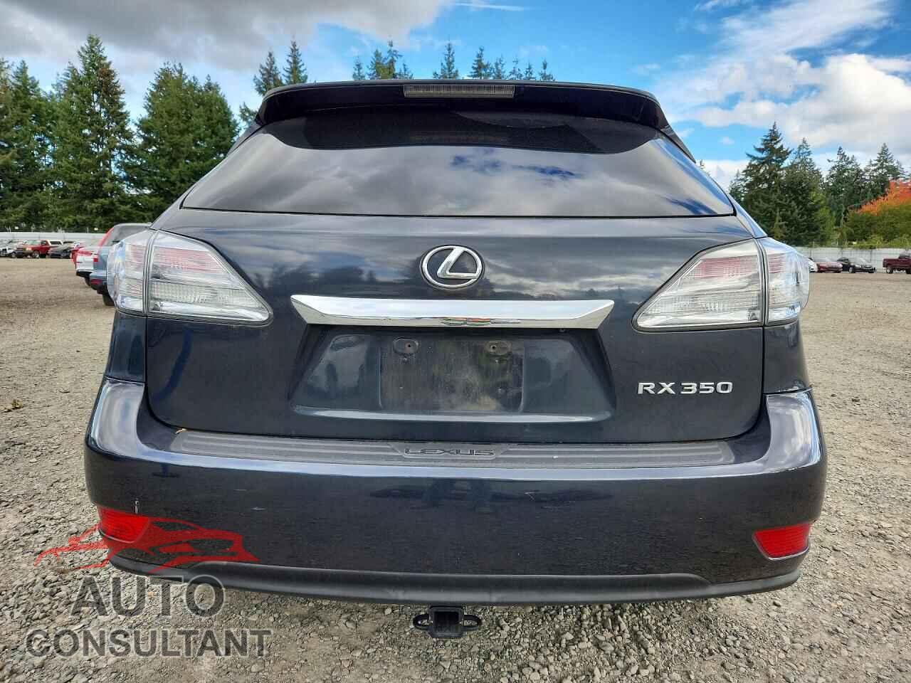 LEXUS RX350 2011 - 2T2BK1BA9BC102335
