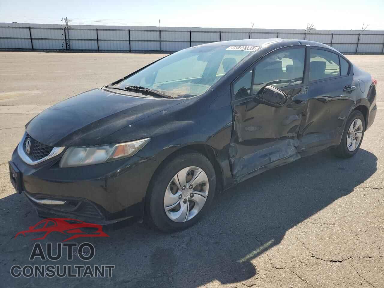 HONDA CIVIC 2014 - 19XFB2F58EE208435