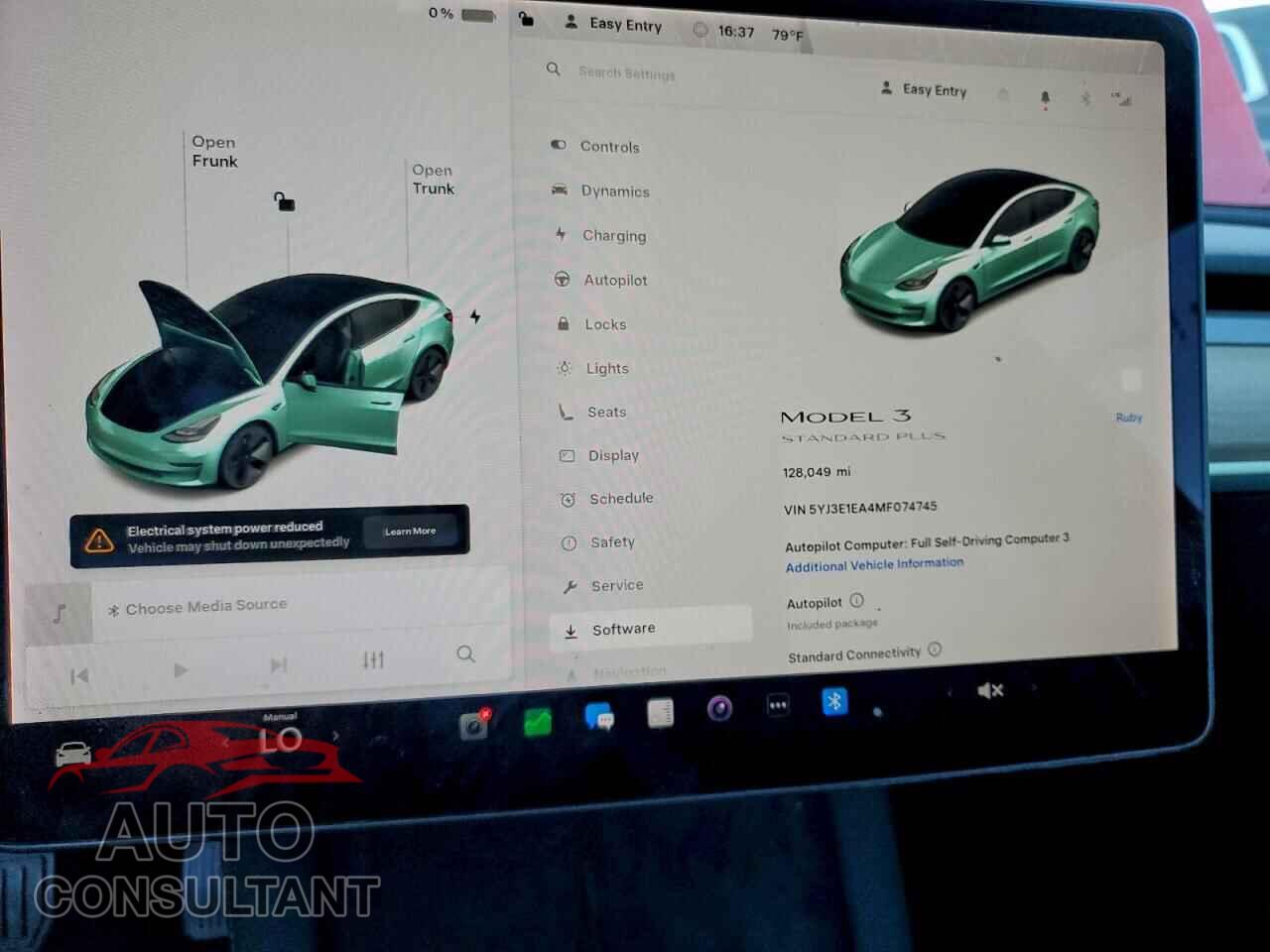 TESLA MODEL 3 2021 - 5YJ3E1EA4MF074745
