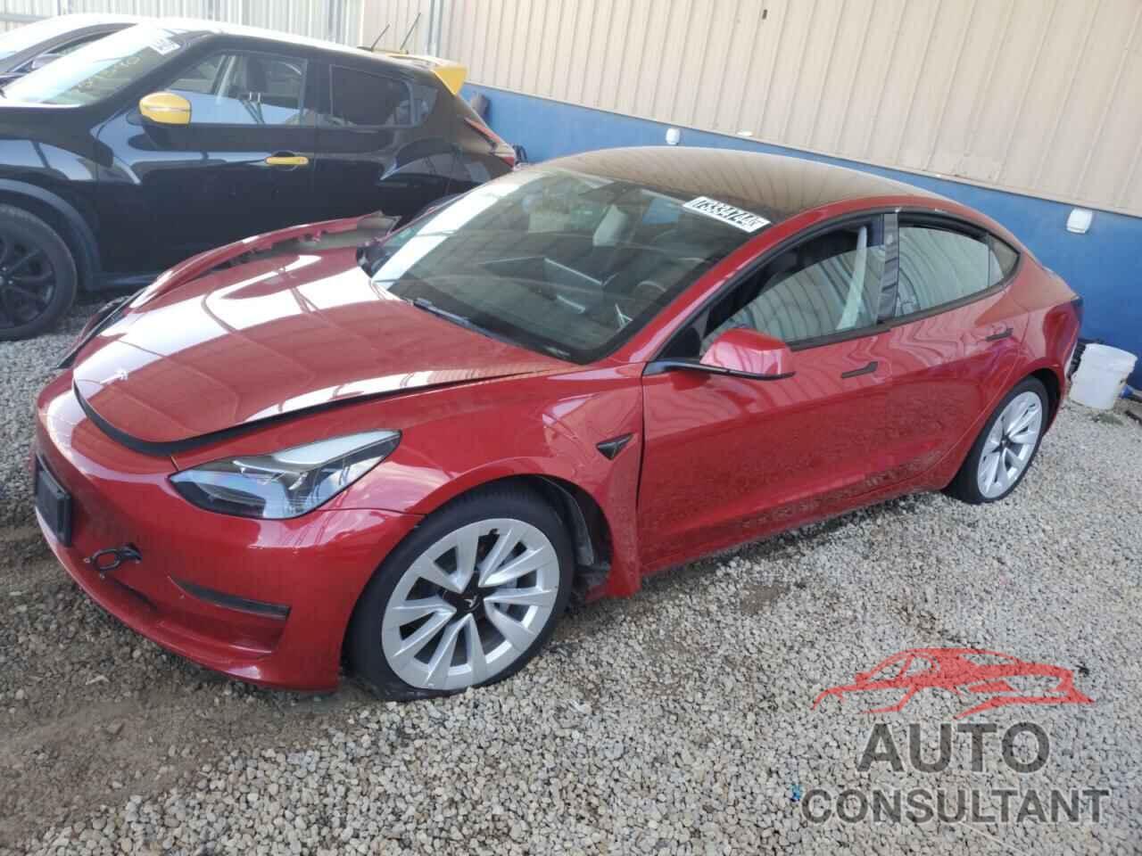 TESLA MODEL 3 2022 - 5YJ3E1EB5NF287228