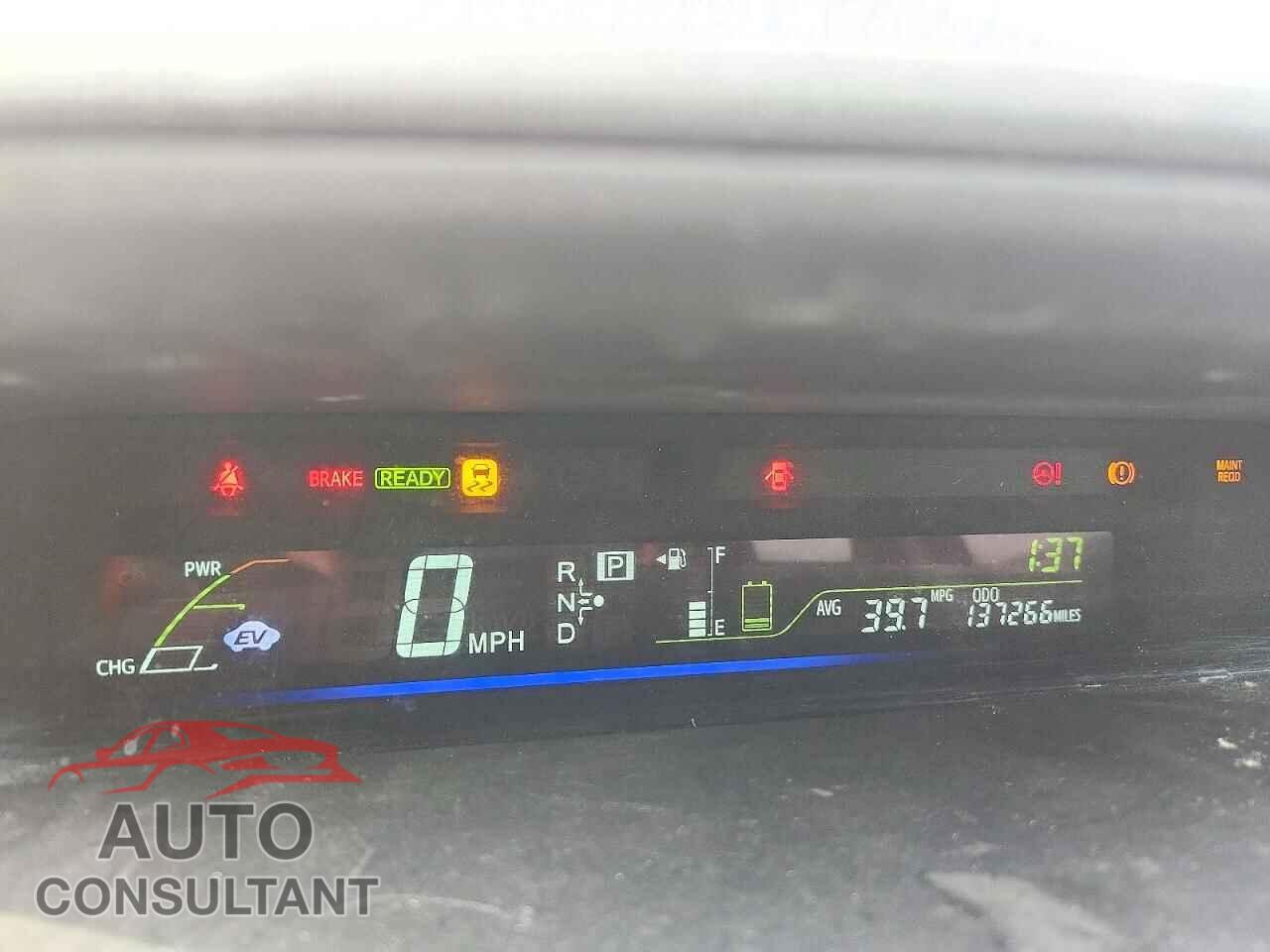 TOYOTA PRIUS 2012 - JTDZN3EU2C3134002