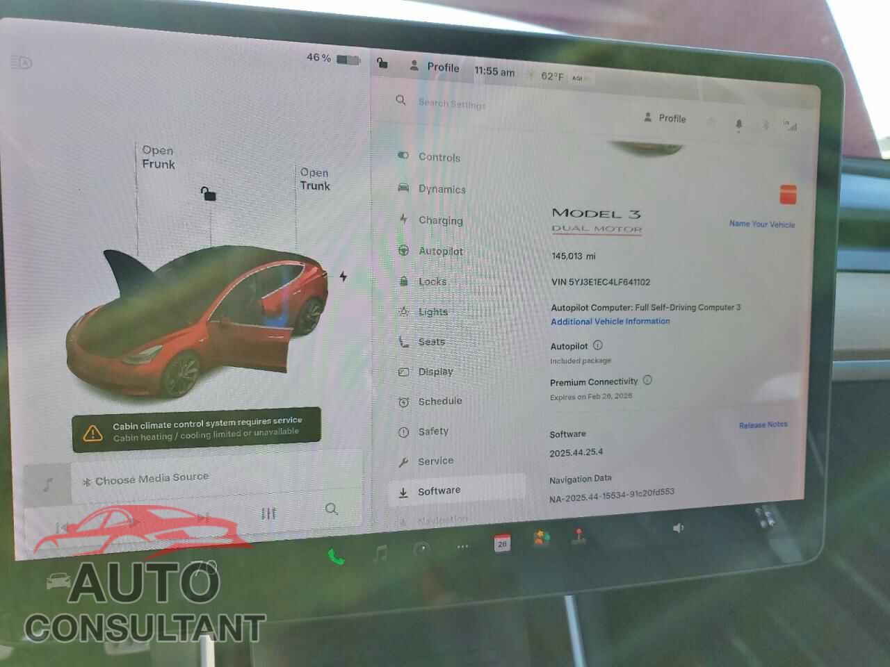 TESLA MODEL 3 2020 - 5YJ3E1EC4LF641102
