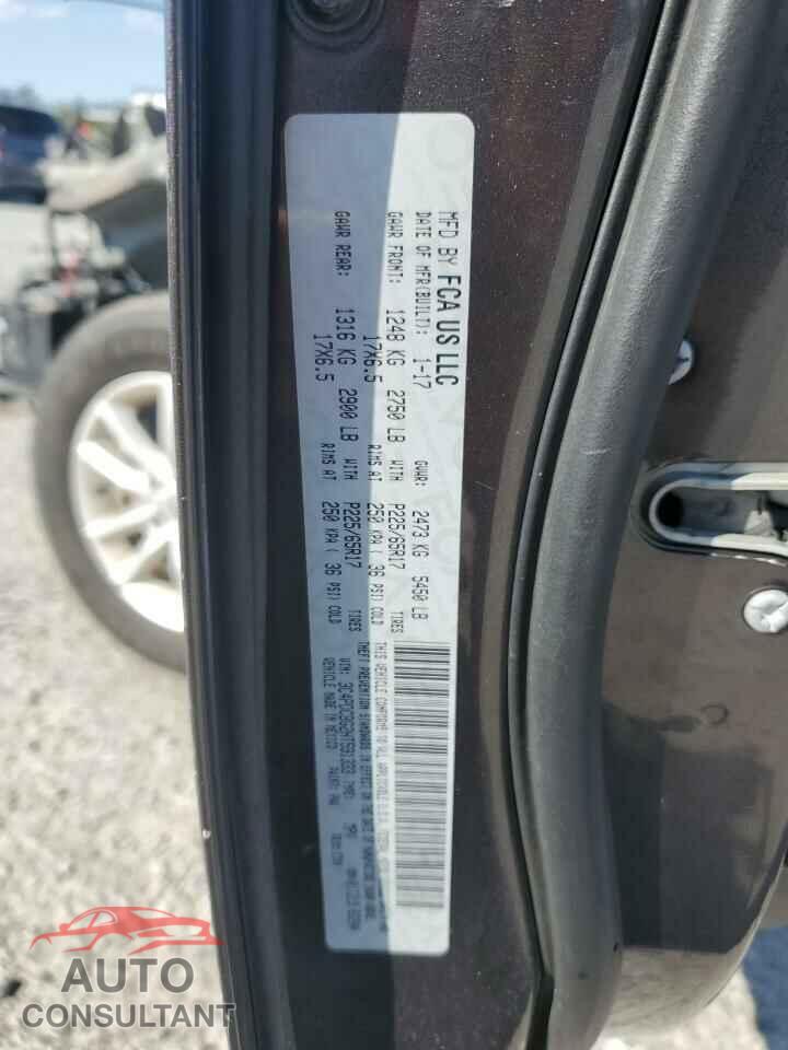 DODGE JOURNEY 2017 - 3C4PDCBG2HT591333
