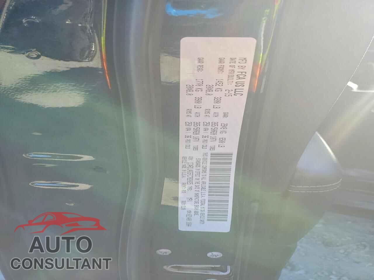 DODGE DURANGO 2015 - 1C4RDJAG5FC782025