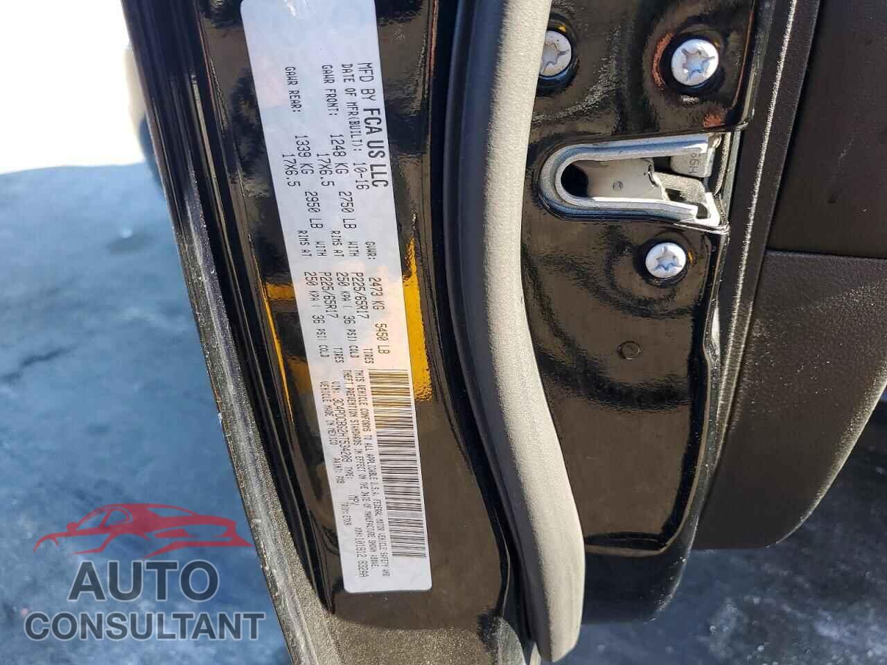 DODGE JOURNEY 2017 - 3C4PDCBG2HT534209