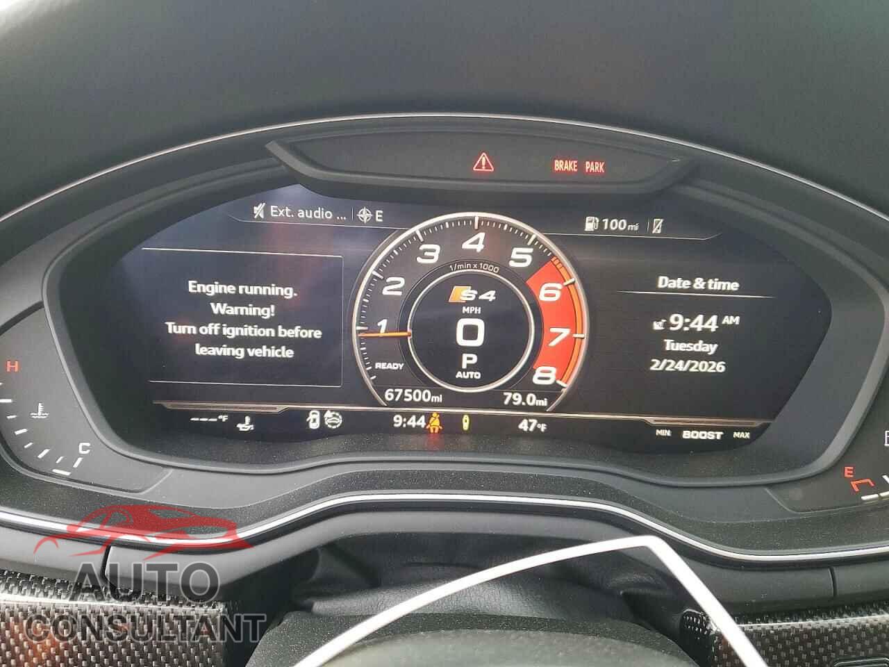 AUDI S4/RS4 2018 - WAUB4AF44JA002355