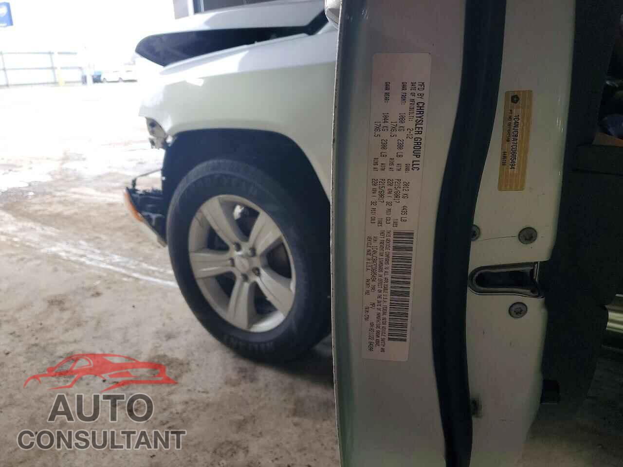 JEEP COMPASS 2012 - 1C4NJCBA7CD605494
