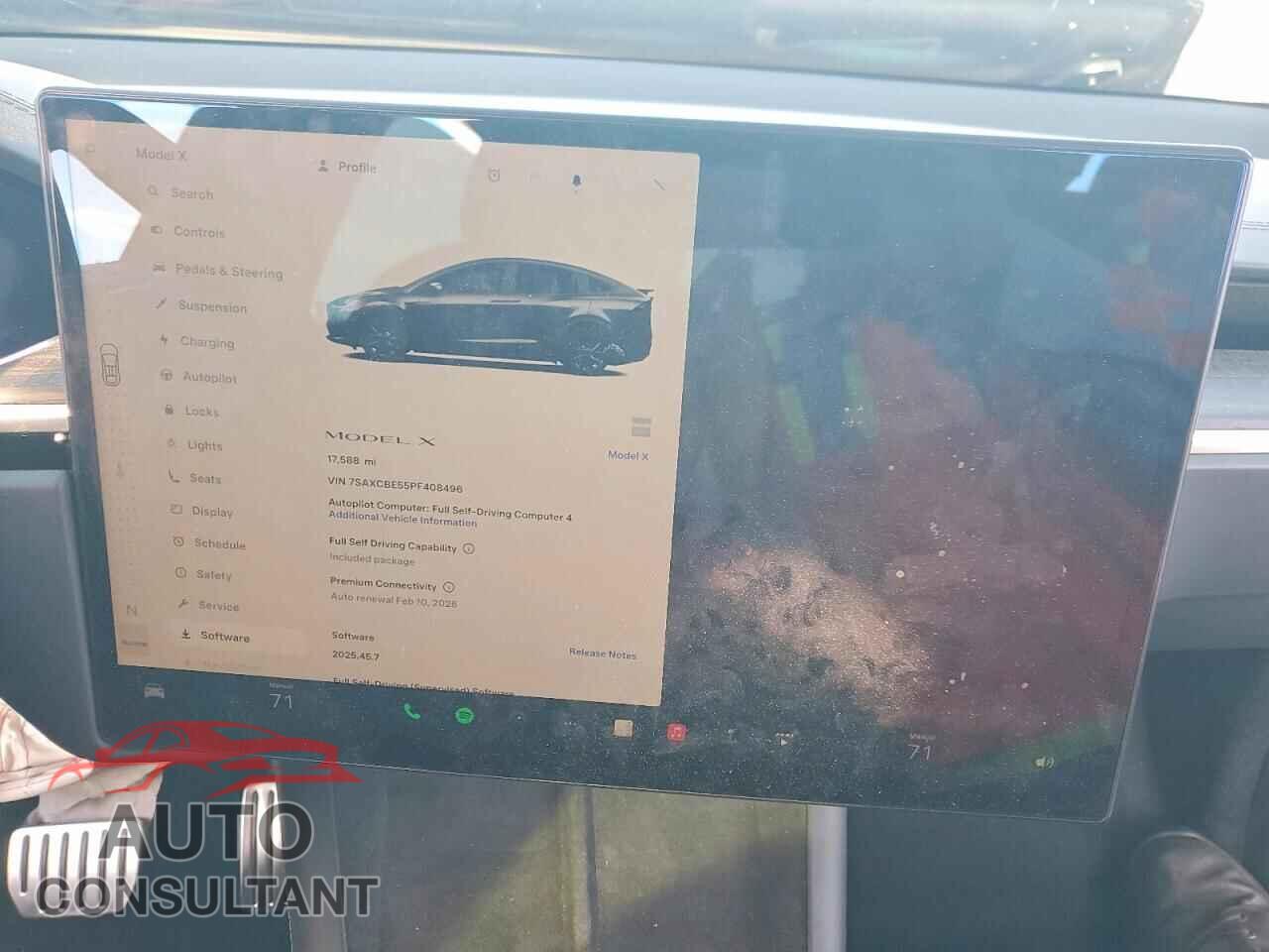 TESLA MODEL X 2023 - 7SAXCBE55PF408496