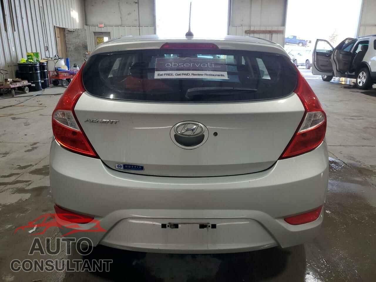HYUNDAI ACCENT 2012 - KMHCT5AE8CU036152