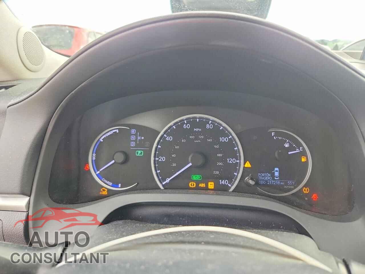LEXUS CT 200 2012 - JTHKD5BH7C2067358