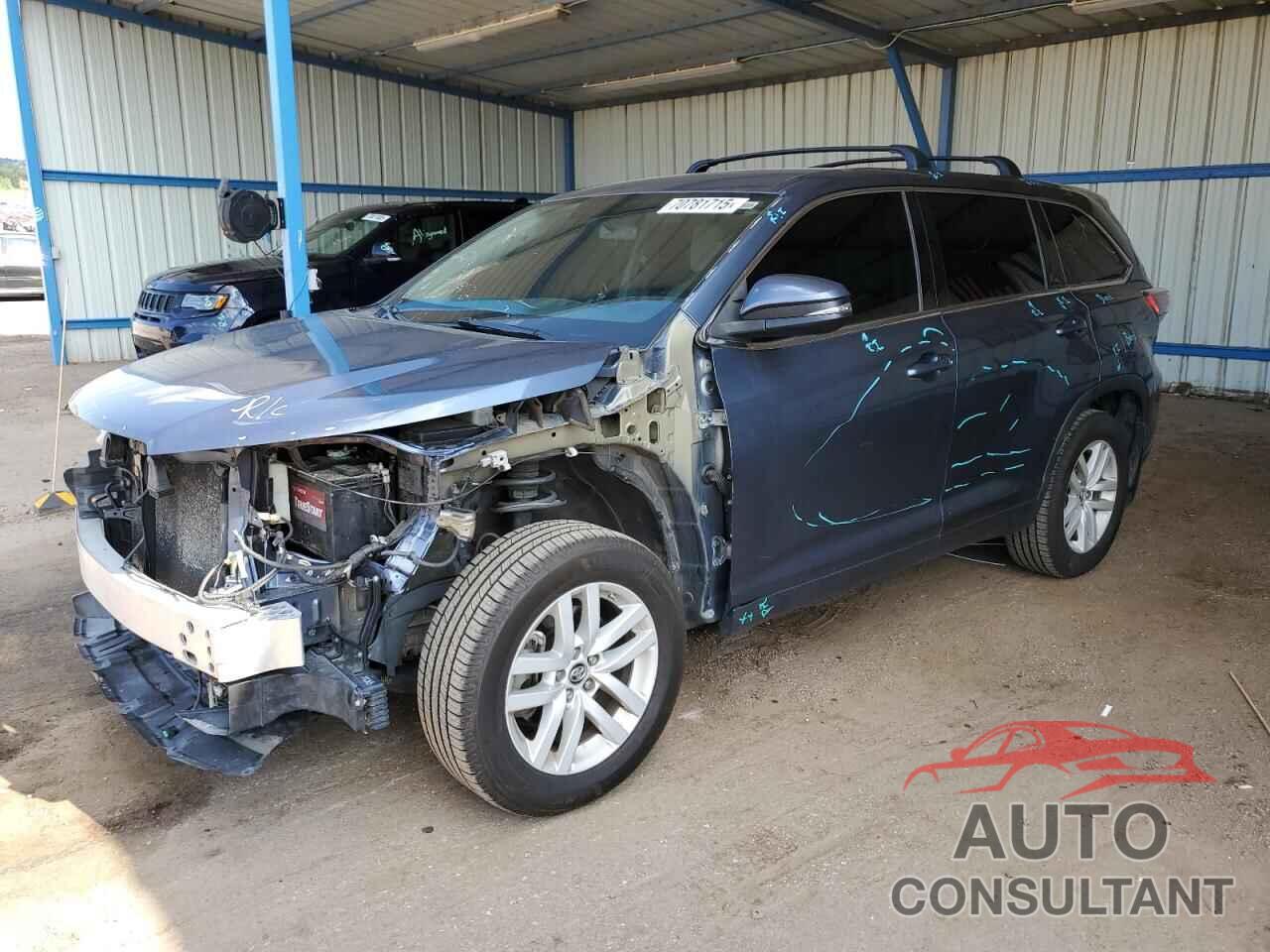 TOYOTA HIGHLANDER 2016 - 5TDBKRFH7GS226676