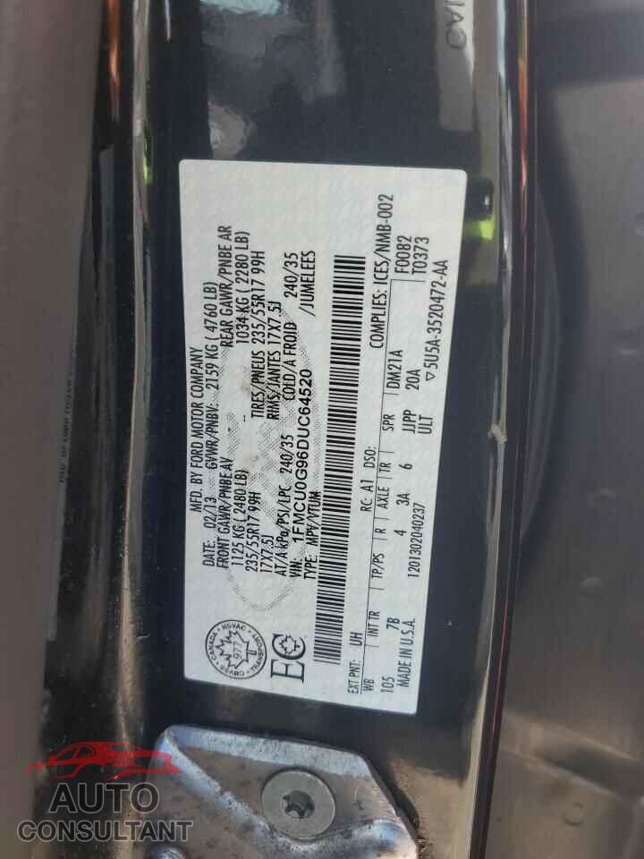FORD ESCAPE 2013 - 1FMCU0G96DUC64520