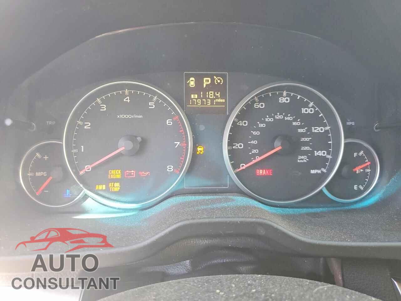 SUBARU OUTBACK 2013 - 4S4BRCBC1D3319706