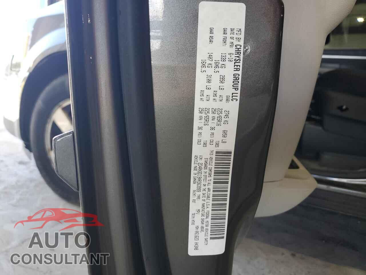 DODGE CARAVAN 2010 - 2D4RN3D19AR363999