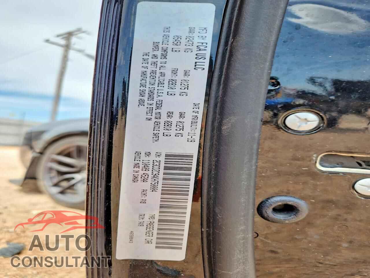 DODGE CHALLENGER 2019 - 2C3CDZC94KH750004