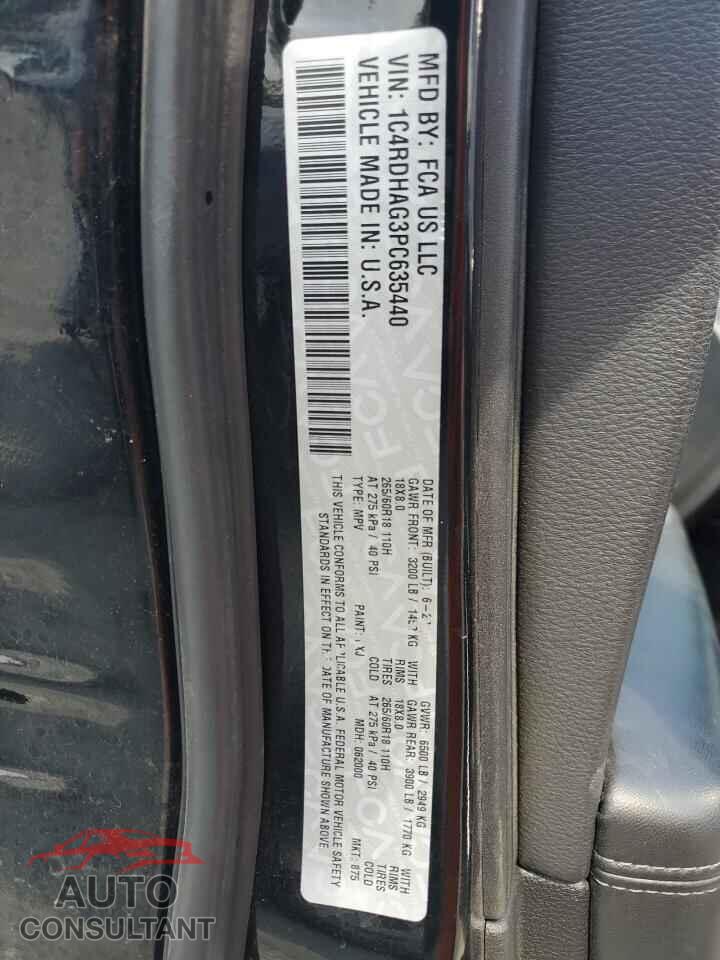 DODGE DURANGO 2023 - 1C4RDHAG3PC635440