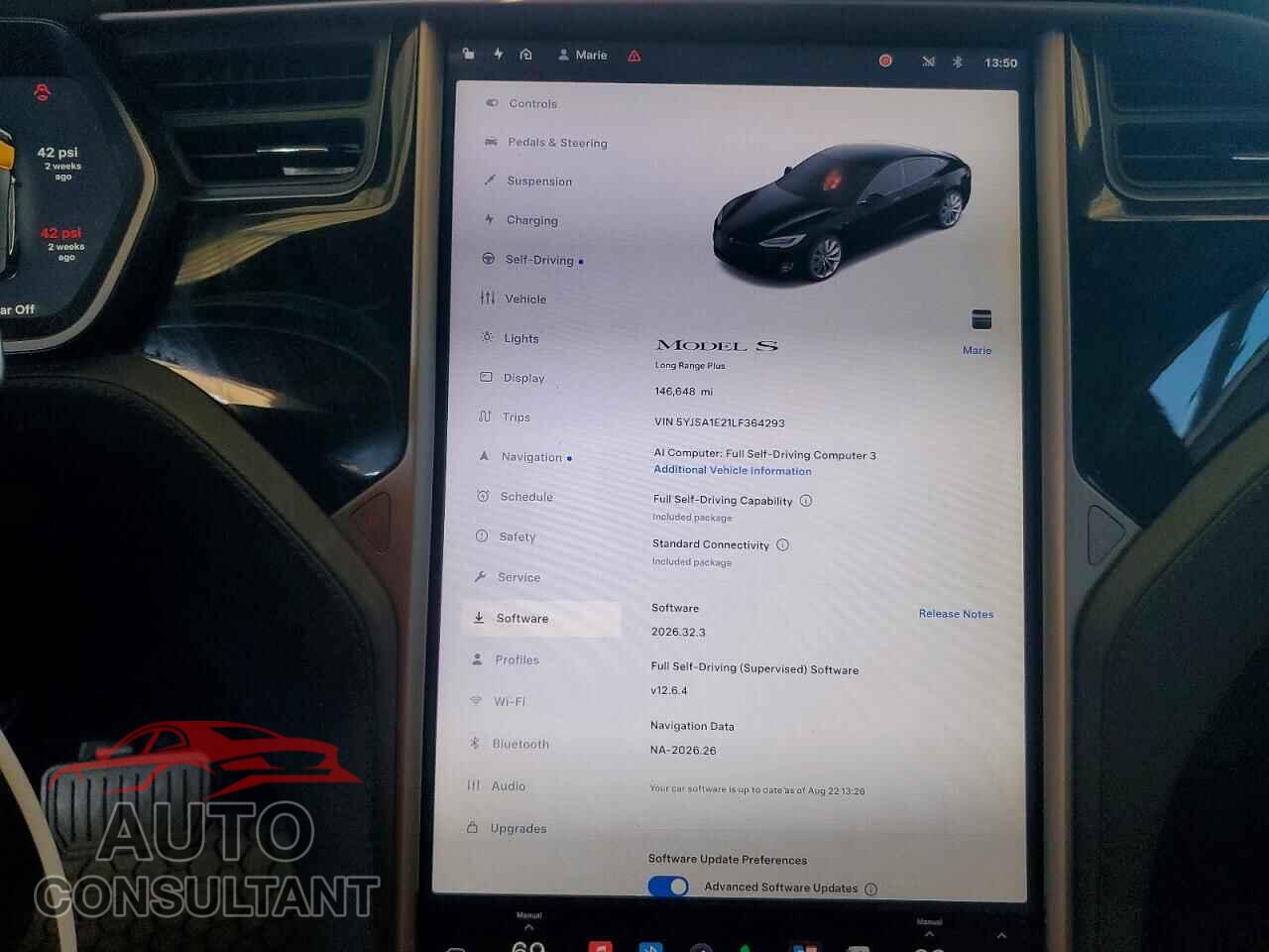 TESLA MODEL S 2020 - 5YJSA1E21LF364293