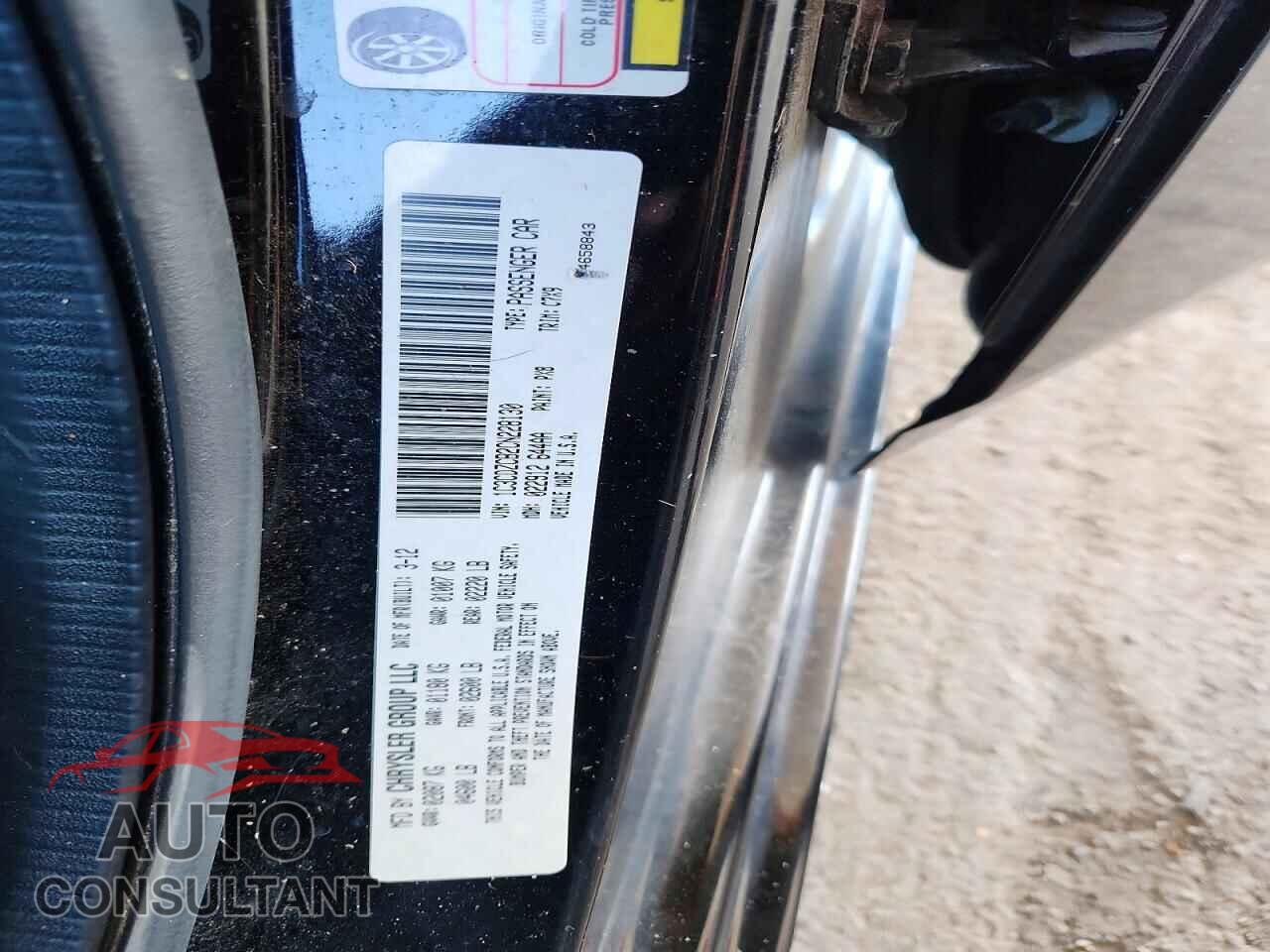 DODGE AVENGER 2012 - 1C3CDZCB2CN228130