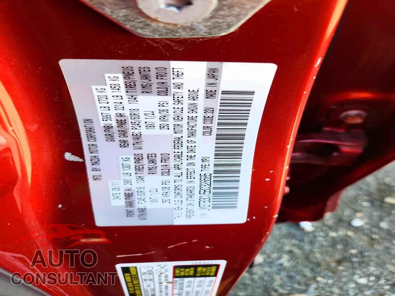 MAZDA CX-9 2011 - JM3TB3CV5B0328685