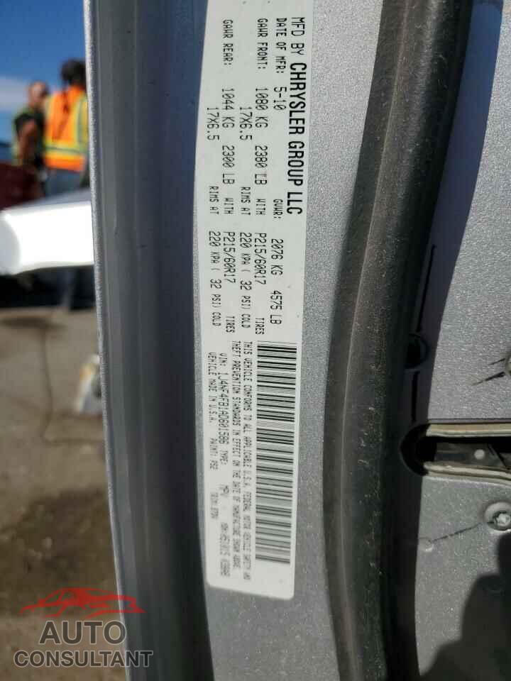JEEP COMPASS 2010 - 1J4NF4FB1AD601586