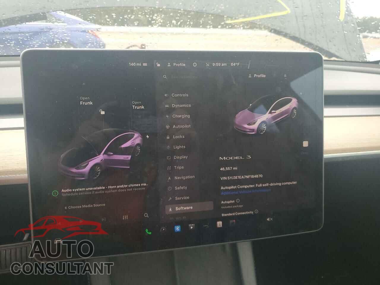 TESLA MODEL 3 2022 - 5YJ3E1EA7NF184870