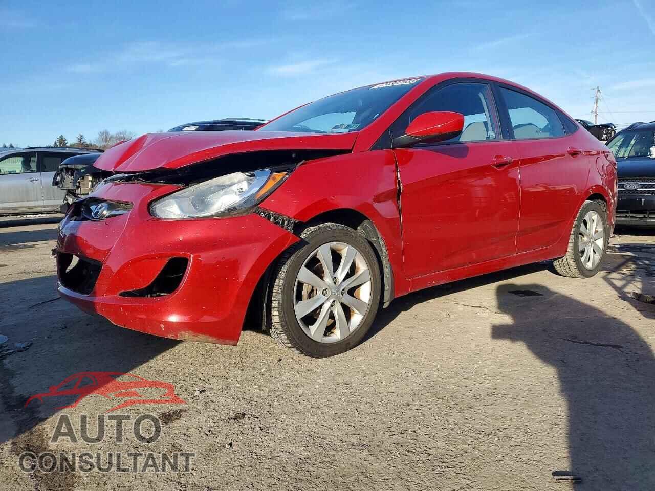 HYUNDAI ACCENT 2012 - KMHCU4AE3CU130866