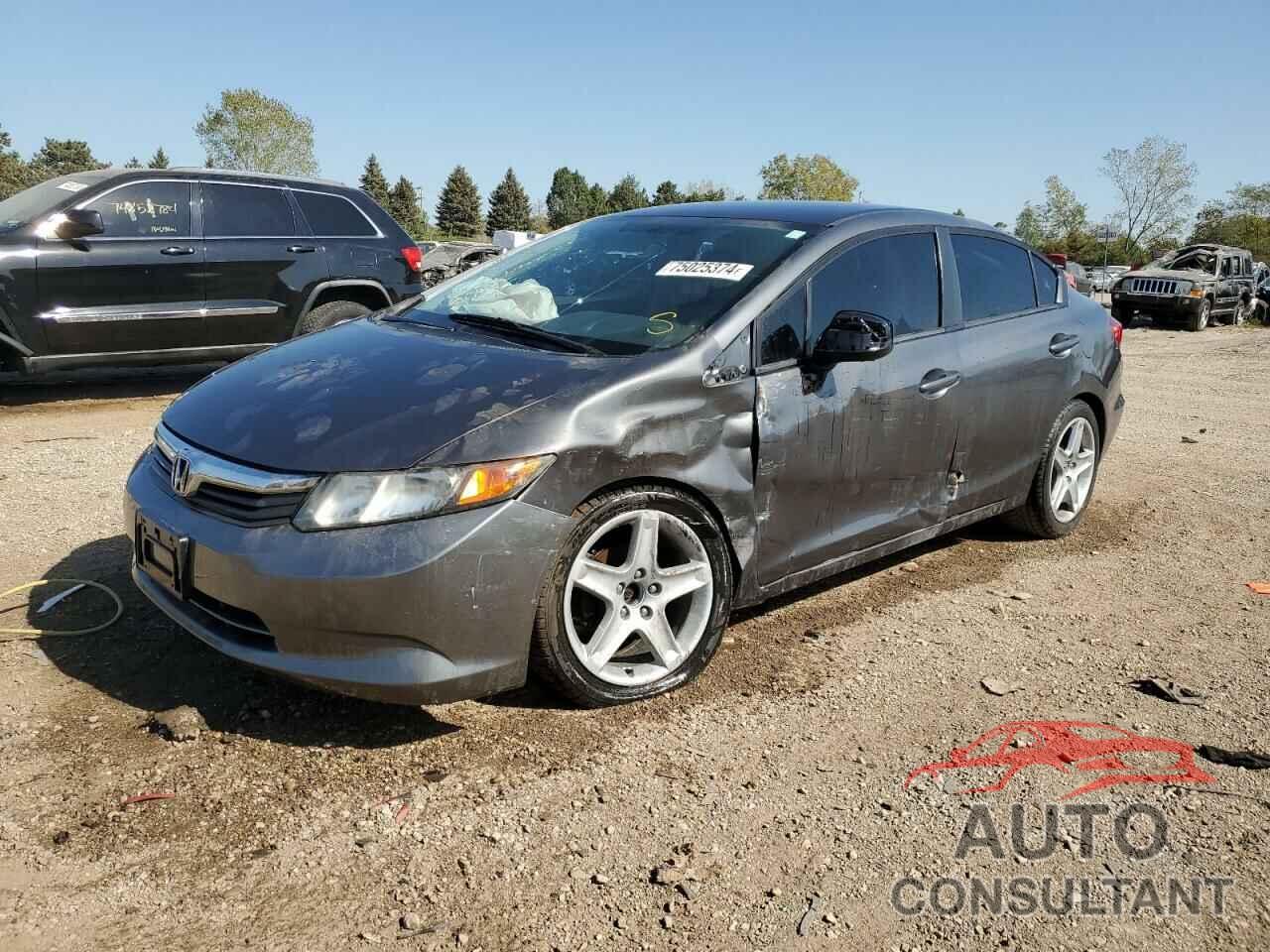 HONDA CIVIC 2012 - 19XFB2F57CE103611