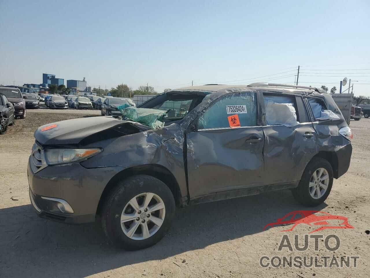 TOYOTA HIGHLANDER 2011 - 5TDZA3EH9BS013656