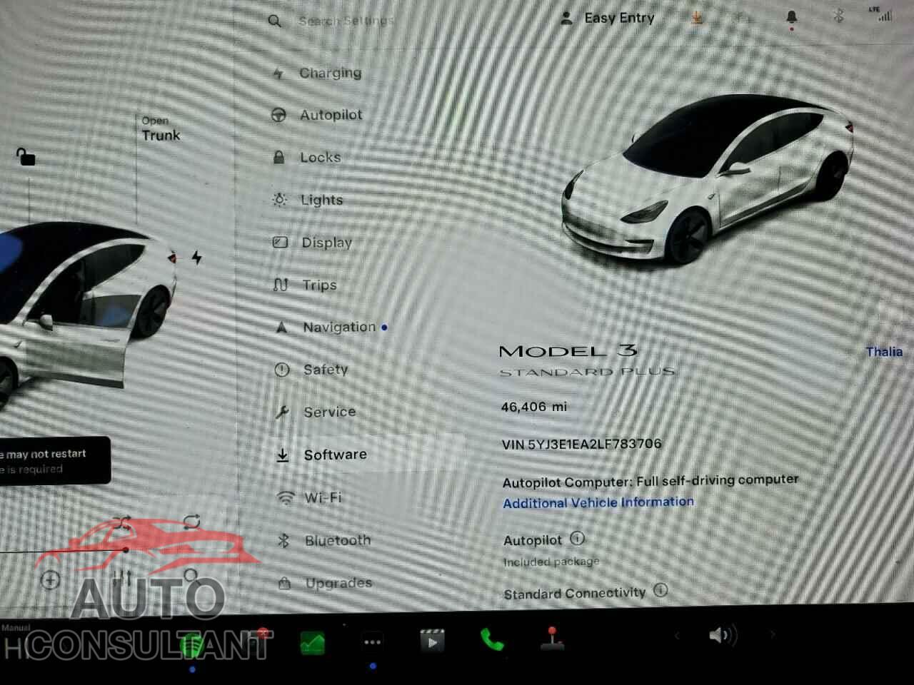 TESLA MODEL 3 2020 - 5YJ3E1EA2LF783706