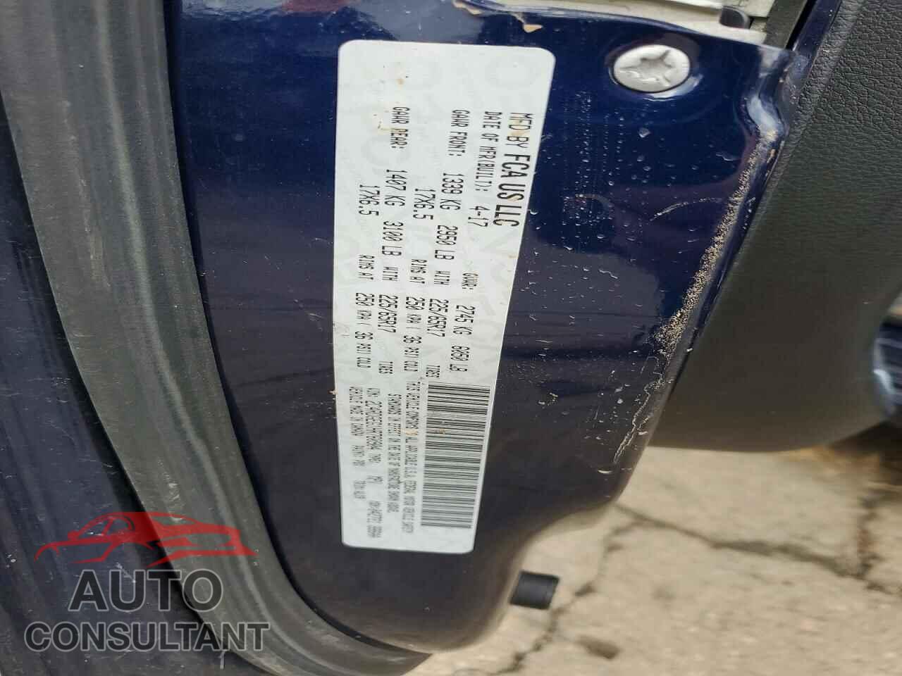 DODGE CARAVAN 2017 - 2C4RDGEG1HR760904