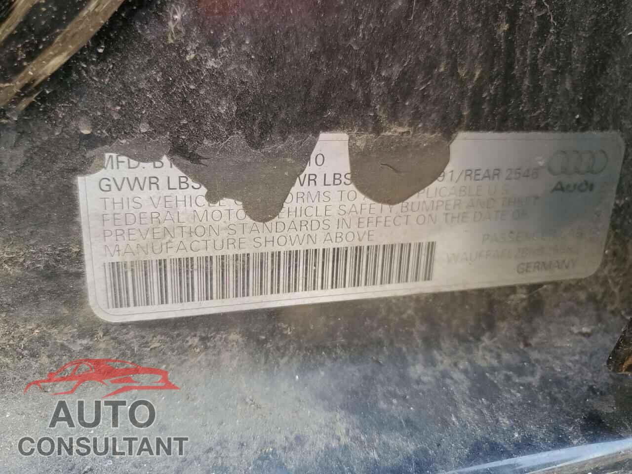 AUDI A4 2011 - WAUFFAFL2BN025582