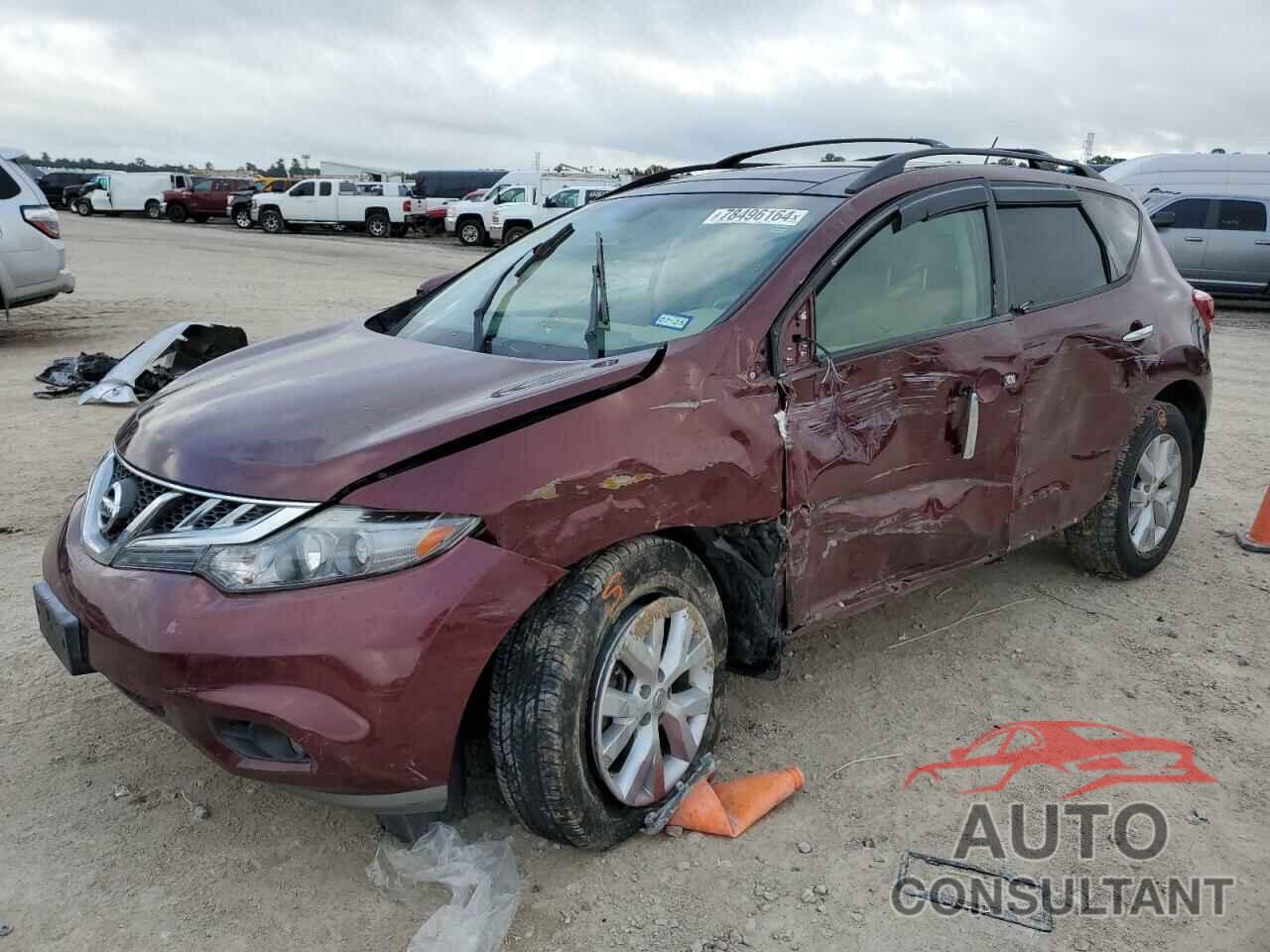 NISSAN MURANO 2012 - JN8AZ1MW7CW208137