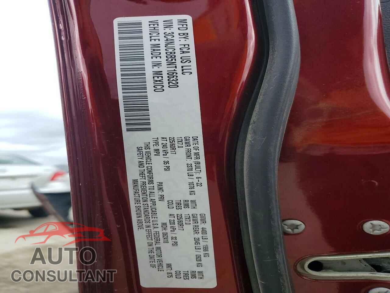 JEEP COMPASS 2022 - 3C4NJCBB5NT166320
