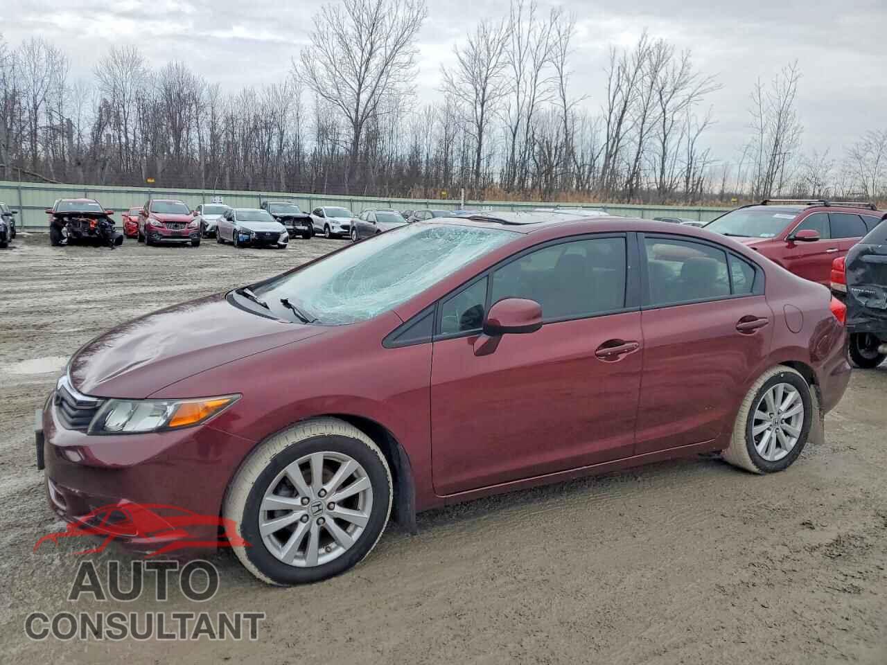 HONDA CIVIC 2012 - 2HGFB2F86CH545781