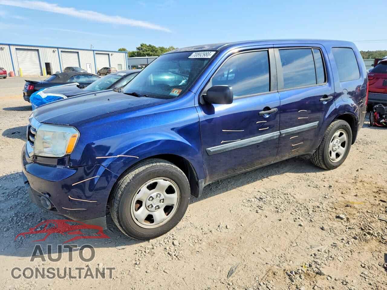 HONDA PILOT 2013 - 5FNYF4H29DB081702