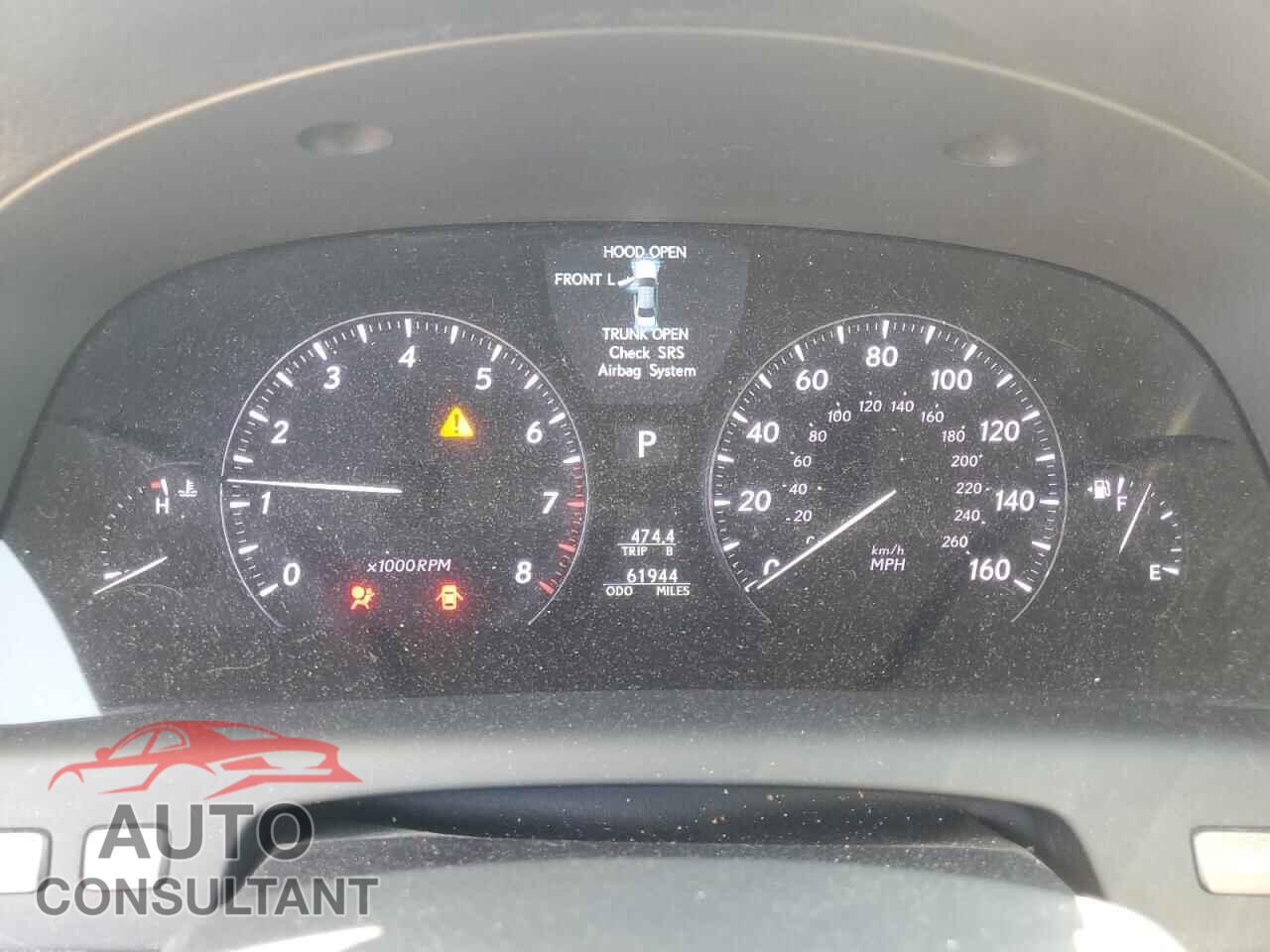 LEXUS LS460 2012 - JTHCL5EF9C5014791
